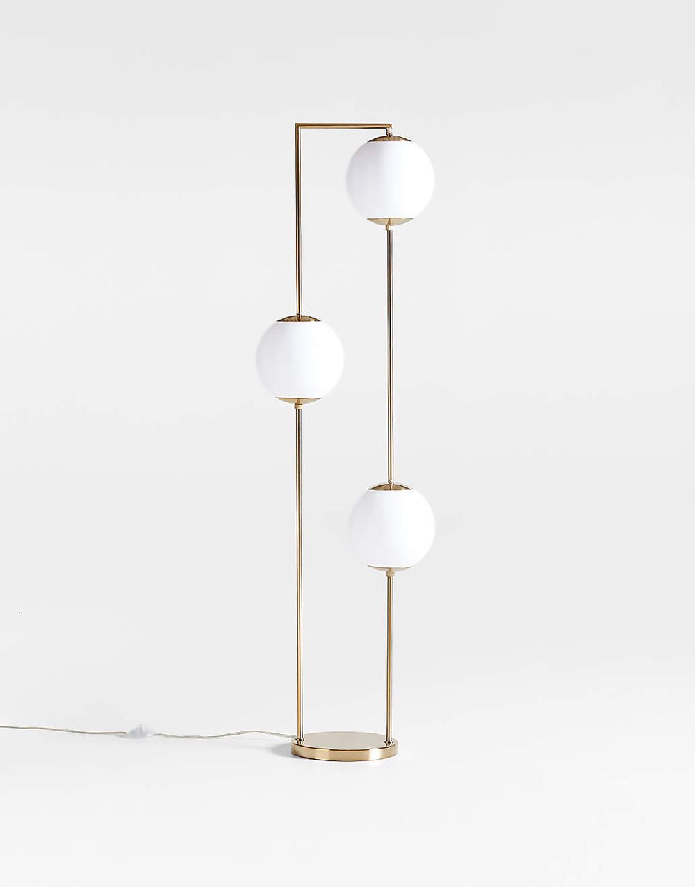 Floor Lamp With Polyester Shade